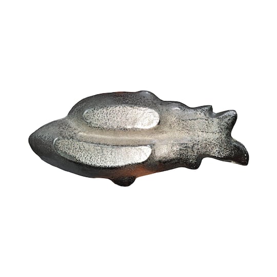 10.5" Silver Metal Fish Tray by Ashland®
